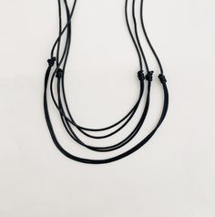 "Plain Wax Cord Adjustable Necklaces: Includes 3 / 6 / 10 Qty Packs (save $ on the 6 and 10 pack when you buy more). - Black. - Glossy finish. - 1.5mm or 1mm cord thicknesses. - 56cm Length. **Will arrive as approximately 56cm (22\") but can be expanded and opened to approximately 73cm (29\").** Ready made adjustable cord necklaces to make your jewelry projects easier. Just add a charm or pendant etc using a jump ring or with wire or twine. **Products that are jewelry supply small parts may pose Necklaces To Make, Cord Necklaces, Making Bracelets With Beads, Craft Accessories, Cool Necklaces, Adjustable Necklace, Cord Necklace, Jewelry Projects, Ready Made