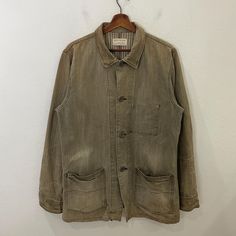 [DESCRIPTION] Please read the description first before buy my items‼️‼️ Vintage Spellbound Workwear Jacket (please refer the actual measurements given and compare it with best fitting clothes,by using the size on tag is not always accurate) All in good condition [MATERIAL] Cotton [MEASUREMENT] Measurement:  armpit to armpit : 20.5 inches  Back collar to bottom : 30 inches Sleeve length from under armpit to end of cuff : 19.5 inches [CONDITION] - All in good condition  - Kindly please refer photo Brown Button-up Utility Jacket With Snap Buttons, Military Style Long Sleeve Outerwear With Button Closure, Military Style Outerwear With Button Closure, Khaki Denim Jacket With Button Closure, Vintage Outerwear With Relaxed Fit And Long Sleeves, Single-breasted Button-up Utility Outerwear, Vintage Relaxed Fit Long Sleeve Outerwear, Khaki Utility Outerwear With Buttons, Single-breasted Utility Outerwear