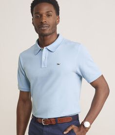 The soft feel, bold colors and goes-with-anything versatility make our 100% cotton Heritage Pique Polo a must-have for every closet.