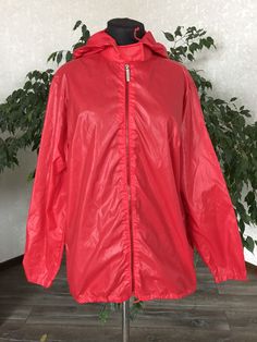 Charles Dumas jacket sport Excellent condition  Sport Red Vintage  Size 46 L-XL Pit to pit 64 cm Length on the back 70 cm Length sleeve from shoulder 63 cm Red Hooded Jacket For Spring Outdoor, Red Windbreaker For Spring Outdoor Activities, Red Spring Windbreaker For Outdoor Activities, Red Windbreaker For Outdoor Activities In Spring, Jacket Sport, Red Vintage, Jacket Vintage, Length Sleeve, Jackets & Coats