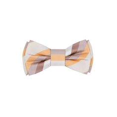 Brown Stripe Bow Tie||Shades of Brown Elegant Spring Bow Tie With Butterfly Knot, Elegant Spring Bow Tie Back Ties, White Bow Tie For Spring, Elegant Bow Tie For Spring Gifts, Elegant Spring Bow With Ties, Elegant Summer Ribbon Bow Tie, Elegant Summer Bow Tie With Ribbon, White Dapper Bow Tie For Summer, Summer Formal Ribbon Bow Tie