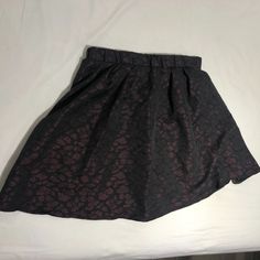 Skirt Has A Zipper Closure Plus A Stretchy Waist Band Multiple Layers Leopard Print Inner Layer Peaks Through The Sheer Black Outer Layer Tafatta Bubble Hem Mini Skirt Never Worn Casual Full Mini Skirt For Party, Casual Purple Skirt For Night Out, Casual Full Skirt Skort For Party, Casual Purple Mini Skirt For Party, Bubble Hem, Waist Band, Black Color, Mini Skirt, Leopard Print