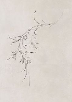 the back side of a drawing of a bird flying in the air with its wings spread out