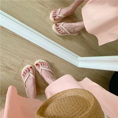 Take advantage of one of this years biggest trends with Katherine Flip Flops! The neutral options are perfect for your outings or for indoor use. They have beautiful braided straps and a solid, comfortable sole. Features: Pattern Plain Occasion Outdoor/ Indoor Heel style Flat Sole material PVC Vamp material PVC COMFORTABLE MATERIAL: The Katherine Flip Flops are made of high-density material. These are light, soft, breathable, and waterproof, and their excellent flexibility and durability make th Trendy Solid Color Beach Flip Flops, Lightweight Round Toe Slippers For Spring, Beige Non-slip Flip Flops For Beach, Beige Non-slip Flip Flops For The Beach, Non-slip Beige Flip Flops For The Beach, Beige Non-slip Flip Flops For Spring, Solid Color Round Toe Slippers For Vacation, Comfortable Beige Flip Flops For Beach Season, Comfortable Beige Flip Flops