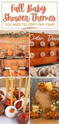 fall baby shower themes you need to copy this year