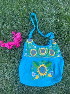 Handmade Floral Embroidered Mexican Satchel or Morral Bag Mexican Purses, Handbags & Tote Bags Hand Embroidered - Bolsa Bordada Mexicana Handmade in Chiapas, Mexico Measurements (approximate): 16 x 13 x 7 inches Strap Drop Length: 17 inches The photographs of the product were taken in natural light and they show the colors as accurately as possible. Remember that PC or cell phone screens vary and may be slightly different. If you want more information just send us a message. Summer Embroidered Rectangular Bag, Embroidered Rectangular Summer Bag, Summer Embroidered Tote Shoulder Bag, Embroidered Summer Travel Bags, Embroidered Rectangular Canvas Beach Bag, Summer Travel Embroidered Bags, Everyday Embroidered Hobo Shoulder Bag, Summer Travel Bag With Embroidered Details, Embroidered Hobo Shoulder Bag For Everyday Use