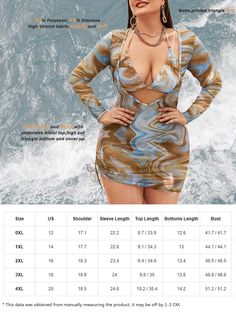 【Features】1. Women Plus Size Tummy Control V-Neck Plus Size One Piece Swim2.Material: 82% Polyester, 18% Elastane3. High-quality material: Super elastic and soft material, silky feel, skin-friendly and comfortable. Fully lined, no see-through4. Fashion design: Deep V-neck, open back, self-tie fastening, high cut, jumpsuit5. Included: 1 x Swimsuit6. Outfit Matching: This one-piece swimsuit is easy to match with your stylish swimsuit cover-up or other breathable cardigans7. Occasion: Suitable for beach, pool, water party, honeymoon, cruise, surfing, spa and tropical vacation Women Plus Size Bikini Set Mesh Drawstring Halter 3 Pieces Swimsuit Bathing Suits Women Plus Size Bikini Set Mesh Drawstring Halter 3 Pieces Swimsuit Bathing Suits.Sexy swimsuits make you look more elegant. The flowy hem V-neck Club Swimwear For Summer, Fitted Low-cut Swimwear For Spring, V-neck Swimwear For Clubbing In Beach Season, Fitted V-neck Swimwear For Club, Fitted Low-cut Swimwear For Beach Season, Long Sleeve Club Swimwear For Summer, Bathing Suits Women, Honeymoon Cruise, Outfit Matching