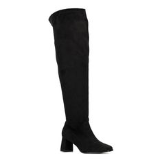 Step into head-turning style with these Fashion to Figure Natalia women's knee-high boots. Click this FOOTWEAR GUIDE to find the perfect fit and more! SHOE FEATURES Tall shaft design Block heelSHOE CONSTRUCTION Faux suede upper Fabric lining Rubber outsoleSHOE DETAILS Pointed toe Zipper closure 2.68-in. heel 22-in. shaft 25-in. circumference Spot clean Imported Size: 11 Wide. Color: Black. Gender: female. Age Group: adult. Wide Calf Knee High Boots, Fashion To Figure, Block Heel Shoes, Womens Knee High Boots, Wide Calf, Knee High Boots, High Boots, Over Knee Boot, Faux Suede