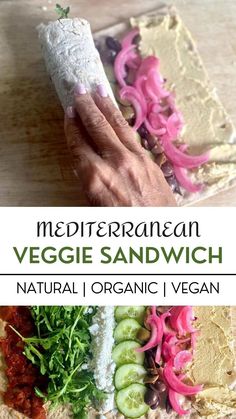 an image of a sandwich made with veggies and bread