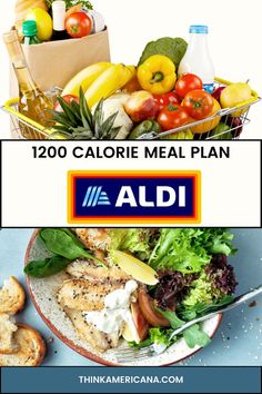 Image depicting a balanced meal plan for a 1200 calorie diet, showcasing fresh groceries like fruits and vegetables alongside a healthy prepared dish to emphasize budget-friendly and nutritious options. 1200 Calorie Meal Plan Australia