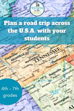 Are your students struggling to understand and effectively utilize U.S. maps? This comprehensive PROJECT BASED LEARNING resource is here to help your students' geography experiences. Your students will plan a trip using math, writing, and their knowledge of U.S. geography.  Students love this Social Studies project where they budget and plan a two-week vacation including food, lodging, gas, and attractions. Social Studies Project, Teaching Art Elementary, Art Elementary, Elementary School Activities, Geography Project, 2023 School