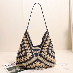 Place Of Origin : SHAN DONG Province Types of bags : Shoulder Crossbody Bags Place Of Origin : GUANG DONG Province Pattern Type : Solid Gender : WOMEN Style : DRESS Lining Material : Polyester Handbags Type : Shoulder Bags Main Material : Polyester Shape : SQUARE Summer Hollow Straw Beach Bag Handmade Woven Shoulder Bag Large Capacity Travel Bag Bohemian Braided Handbag Casual Tote WHAT ABOUT REFUND?   Fast refund,100% Money Back Guarantee. If your product is defective or doesnt work properly, l Beach Satchel Shoulder Bag, Trendy Rectangular Hobo Bag For Beach Season, Casual Square Shoulder Bag For Vacation, Beach Hobo Bag With Braided Handles, Square Shoulder Bag For Beach Season, Square Shoulder Bag For Beach Season Shopping, Trendy Beach Bucket Hobo Bag, Trendy Beach Season Hobo Bag With Adjustable Strap, Trendy Bucket Hobo Bag For Beach