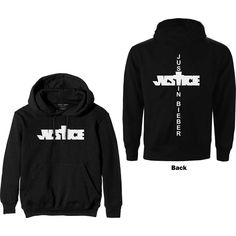 Justin Bieber Justice Unisex Pullover Hoodie Justin Bieber Hoodie, Rocker Look, 80s Tv, Justice Design, Alternative Metal, Pop Rock, Cotton Pullover, Hooded Tops, Soft Style