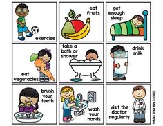 Healthy and Unhealthy Sort for Pocket Chart... by Busy Me Plus Three - Alisha Satterwhite | Teachers Pay Teachers Good Habits Chart For Kids Project, Good Habits Chart For Kids, Healthy Habits Preschool Activities, Healthy Habits Kindergarten, Kindergarten Health, Healthy Habits Activities, Emergent Readers Kindergarten