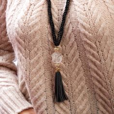 The perfect accent piece, both casual and chic. Pebbled leather effortlessly complements any necklace. Enhance the look of any Clara Williams magnetic necklace with this interchangeable tassel. To wear high on the neck, pair with our Tassel Adapter. Body Necklace, Magnetic Necklace, Customizable Jewelry, Gold Rush, Charm Rings, Leather Tassel, Gorgeous Necklaces, Accent Pieces, Pebbled Leather