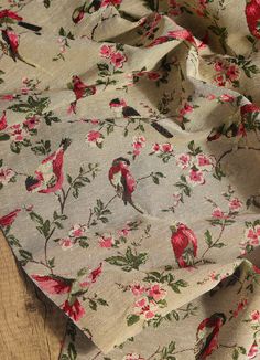 This is a vintage jacquard fabric with a beautiful flower and birds design. It is designed specifically for making dress, curtains, upholstery, or any other high-end textile project. Width: 55inches/140cm Material: 82% Polyester, 18% Cotton Weight: 380 g/m² The listing is for 1 yard, for more quantity, we will send you an uncut piece. If purchase more, please feel free to contact us for a wholesale price❤ Disclaimer of Photos: The photo may differ from the actual product due to reproduction limitations of the photograph and limitations of viewing photos at different resolutions, hue, brightness, contrast, and other screen variations. Due to these limitations, photos may not provide a perfect match to the actual product received. Please convo us if you have any questions. Enjoy shopping : ) Dress Curtains, Birds Design, Textiles Projects, Vintage Bird, Vintage Birds, Diy Dress, Bird Design, Diy Fabric, Jacquard Fabric