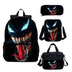 Backpack   Size: 30*14*45 CM /11.81*5.51*17.72 IN     weigt: 0.46 kg / 1.01lb 1.Material: 100% polyester 2.Front zip pouch for quick access. 3.Suitable for school students. 4.The large capacity of daily necessities The ergonomically designed s-type shoulder strap and u-shaped back mesh pad completely abstract the heat from the back, giving you more relaxation and a comfortable wearing experience. Insulated Lunch Bag    Size: 23.5*14*19 CM /9.25*5.51*7.48 IN   weigt: 0.2kg / 0.44 lb 1.Two handles Portable Bag As A Back To School Gift, Portable Bag As Back To School Gift, Portable Bags As Back To School Gift, Black Pouch Backpack For School, School Shoulder Bag With Case Included, Portable Backpack Bag Ideal For Gifts, Portable Backpack As Gift, Black School Bags For Gift, Functional Pouch Bag For Back To School