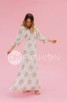 Karina Garden Party Floral Dress - DM Exclusive – DM Fashion