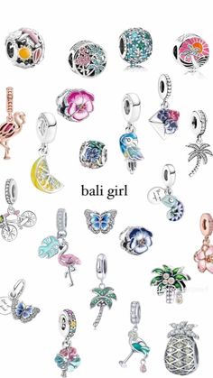 Coquette Pandora Charms, Bali Girls, Girly Bracelets, Stop And Think