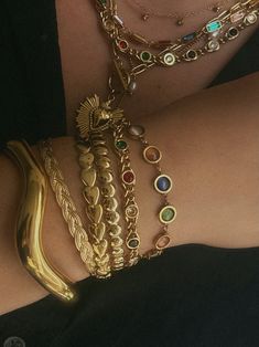 Golden bangle – Glimpsing Gleam Chunky Gold Jewelry Bracelets, Jewelry Stack Inspiration, Gold Bangle Aesthetic, Fun Gold Jewelry, Chunky Bangle Bracelets, Thick Gold Jewelry, Big Jewelry Aesthetic, Pretty Gold Jewelry, Oxidised Jewellery Bangles