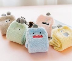 ** FREE SHIPPING ON ORDERS OVER $45 ** GIFT BOX INCLUDED cute MONSTER design fuzzy socks. * FREE SIZE * ( women size upto US 12 & men size upto US 10 ) colors may look slightly different from different monitors ** Machine washable ** ** RECOMMEND to use Mesh laundry bag & line dry** ** FREE SHIPPING ON ORDERS OVER $45 ** ** Gift Boxes are Self Assemble ** Sock Monster, Monster Cartoon, Ladies Socks, Mode Kawaii, Funny Girls, Fluffy Socks, Stylish Socks, Super Kawaii, Soft Sock