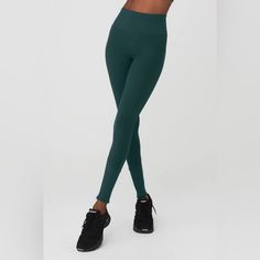 Sold Out Online Description Cut From Our Softest Performance Fabric To Date, The High-Waist Alosoft Lounge Legging Is Seriously Comfy & So On-Point For Practice & Beyond. Ribbed Details At The Waistband & Cuffs And A Sweet, Contouring Back Seam For Added Lift Give This Forever-Fave Status. Super-Velvety Performance Alosoft With Back Contouring On-Trend High Waist & Cool Ribbed Details Designed & Uniquely Fit To Flatter Every Size Wear-Tested By Our In-House Team For The Perfect Fit Fabrication V Midnight Green, Alo Yoga Pants, Alo Yoga, Performance Fabric, Design Details, Pant Jumpsuit, High Waist, Comfort Fit, High Rise