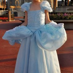 Measurements Length: 35" Chest: 11" Armpit To Armpit Laying Flat- Back Laces Up To Close For Various Sizing This Is An Approx Size 5/6 But Please Go By Measurements Above Ballgown Dress, Custom Made Dresses, Cinderella Costume, Girls Disney, Ball Gown Dresses, Disney Girls, Measurement Length, Kids' Dresses, Cinderella