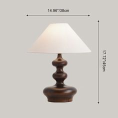 the height of a lamp is shown