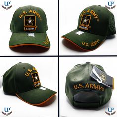 Officially Licensed US Army Caps, US Army Hat, US Army Cap, Army Cap, Military Cap, Embroidered Army Cap, Camouflage Army Cap, Camo Army Hat PLEASE READ DESCRIPTION BEFORE YOU PURCHASE 1) Choose the code of the cap, read the type and size of the patch listed below. 2) Select quantity 3) To buy different ones, add to cart individually. ##CAP CODE ##CAP NAME ##SIZE AR001 AR002 AR003 AR004 AR005 AR006 AR007 AR008 ## SHIPPING OPTIONS ## FIRST CLASS: 2-5 BUSINESS DAYS PRIORITY MAIL 1-3 BUSINESS DAYS Green Military Baseball Cap With Flat Bill, Green Military Style Baseball Cap With Flat Bill, Adjustable Military Cap, Khaki Military Hat For Sports, Khaki Military Baseball Cap For Sports, Outdoor Military Dad Hat, Military Green Snapback Hats, Military Style Khaki Baseball Cap, Khaki Military Style Baseball Cap For Sports