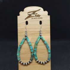 Silver Handmade Navajo Pearl and Turquoise Dangle Earring Sterling Silver Made in USA Vert Turquoise, Turquoise Earrings Dangle, Pearl Dangle Earrings, Silver Prices, Pearl Earrings Dangle, Seed Bead Jewelry, Etsy Earrings Dangle, Green Turquoise, Earrings Sterling Silver