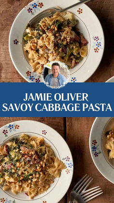 Jamie Oliver Savoy Cabbage Pasta Cabbage Pasta, Savoy Cabbage, Satisfying Food, Weeknight Dinner, Parmesan