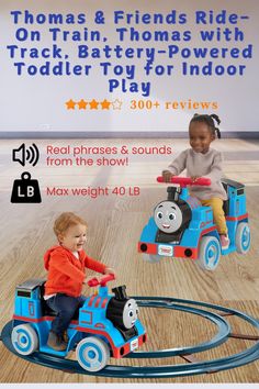 thomas and friends ride on train, thomas - powered toddler toy for indoor play