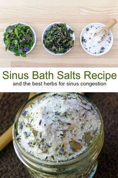 Homemade Bath Salts, Săpunuri Handmade, Congestion Relief, Sinus Congestion, No Salt Recipes