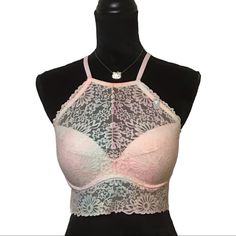 Nwt Pink Multi-Color Lace Push Up Bralette Size: M Color: Baby Pink, Yellow, Blue Lace Push Up (Padded) Adjustable Straps New With Tags Bundle Your Favorites And Get 10% Off And Save On Shipping! Same Or Next Day Shipping On Business Days M-F. Pink Fitted Lace Crop Top, Fitted Bra-friendly Pink Crop Top, Pink Sleeveless Lace Crop Top, Pink Lace Sleeveless Crop Top, Pink Feminine Bra Friendly Top, Pink Feminine Bra-friendly Tops, Feminine Pink Bra-friendly Tops, Pink Lace Crop Top For Spring, Spring Pink Lace Crop Top