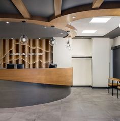 the reception area is clean and ready for guests to come into their hotel or office