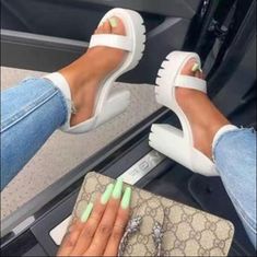 Shipping: Worldwide Express Shipping AvailableDelivery time: 7-15Days Fast ShippingReturns: Fast refund, 100% Money Back Guarantee.Brand Name: KAMUCCOrigin: Mainland ChinaUpper Material: PUToe Shape: Round ToeWith Platforms: YesPlatform Height: 0-3cmHeel Height: Super High (8cm-up)Heel Type: Square heelPump Type: BasicStyle: sweetFashion Element: PlatformSeason: SummerOutsole Material: Rubberis_handmade: YesInsole Material: PUOccasion: CasualModel Number: 424Gender: WOMENFit: Fits true to size, Ankle Tie Heels, Hak Tinggi, Boty Nike, Skor Sneakers, Heels Aesthetic, Sneaker Trend, Woman Sandals, Loafer Shoes Women, Womens Sandals Wedges