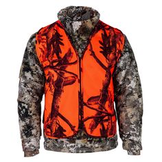 PRICES MAY VARY. SAFETY: The blaze orange vest can be seen easily. Whether you’re hunting, fishing, or enjoying a walk, you will easily APPROVED: Our blaze orange & camo orange vests meet the visible square inch requirements by all states. They feature 500+ square inches of hunter orange. Pair with our Klarny blaze beanie and you will meet and exceed all regulations! SIZING: Our hunting vests are designed to be worn as an outer shell to your hunting jacket, and are sized accordingly. We recommen Camouflage Windbreaker For Winter Hunting, Winter Camouflage Windbreaker For Hunting, Hunting Vest Outerwear Sleeveless, Bow Hunting Gear, Orange Construction Vest, Camo Vest, Hunting Vest, Military Vest With Pockets For Hunting, Orange Camo