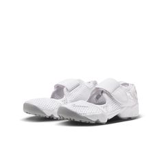 Nike Air Rift BP 322359-111 White Scratch-resistant Sneakers For Sports, White Scratch-resistant Sneakers For Training, White Functional Slip-resistant Running Shoes, White Non-slip Sneakers For Light Sports, White Non-slip Sneakers For Training, White Non-slip Training Sneakers, White Slip-resistant Running Shoes For Sports, Functional Non-slip White Running Shoes, Nike Scratch-resistant Running Shoes For Sports