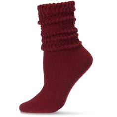 Memoi Women's Wide Ribbed Cotton Blend Slouch Crew Socks Burgundy 9-11 Cozy Solid Color Knee-high Socks, Cozy Knitted Solid Color Socks, Soft Knit Snug Socks For Fall, Super Soft Cozy Solid Socks, Cozy Solid Color Super Soft Socks, Cozy Super Soft Solid Color Socks, Comfortable Soft Ribbed Socks, Comfortable Ribbed Cozy Socks, Comfortable Cozy Ribbed Socks