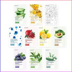 PRICES MAY VARY. [10 TYPES OF NATURAL MOISTURE SHEET MASK PACK] Try a different pack every day for diverse hydration! [1 PACK, 1 DAY] Each pack features mild natural ingredients to keep your skin healthy. [FULL HYDRATION] For deep hydration inside your skin: Aloe, Cucumber, Avocado, Green tea [GENTLY SOOTHING] For soothing rough skin: Blueberry, Pomegranate, Pearl [RICH NOURISHMENT] For rich nourishment for tired skin: Hyaluron, Vitamin, Collagen [PACK OF 10] EUNYUL Natural Sheet Mask Pack 10 ty Blueberry Green Tea, Blueberry Pomegranate, Tighten Facial Skin, Aloe Vera Hair Mask, Skincare Facial, Homemade Scrub, Cucumber Avocado, Aloe Vera For Hair, Natural Acne