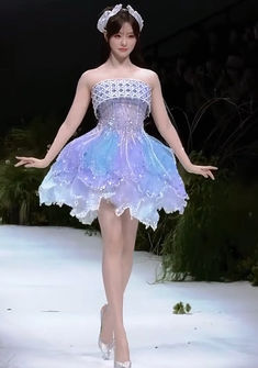 “little flower fairy” jimmy choo fw24 Atelier X Jimmy Choo Fw24, Jimmy Choo Fairy Dress, Jimmy Choo Fairy Collection, Jimmy Choo Runway, Fairy Fashion Show, Jimmy Choo Atelier, The Atelier Jimmy Choo, Jimmy Choo Atelier 2024, Fairy Tale Outfits