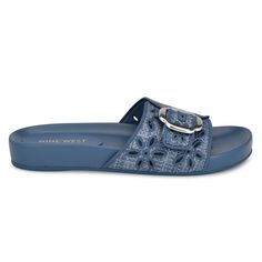 Giulia Casual Footbed Sandals Silver Ombre, Footbed Sandals, Glitter Ombre, Your Outfit, Mini Crossbody, Casual Sandals, Shop Sandals, New Shoes, Nine West