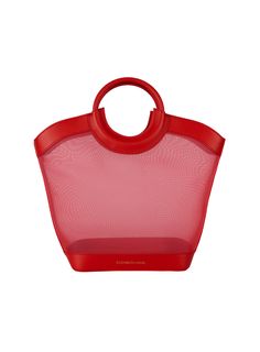 Tory Tote Red - Elizabeth Laine Summer Shoulder Bag For On-the-go, Summer Satchel With Double Handle For On-the-go, Summer Double Handle Bags For On-the-go, Summer Satchel Shoulder Bag For On-the-go, Summer Tote Shoulder Bag For On-the-go, Chic Red Bucket Bag With Top Carry Handle, Chic Beach Bag With Round Handle For Daily Use, Chic Beach Bag With Round Handle, Summer Canvas Satchel With Removable Pouch