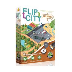 an image of a book cover for flip city