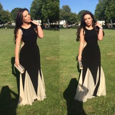 Black prom dress Formal Dresses Long