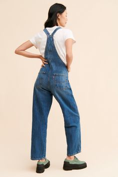 Rent Vintage Fit Overalls from Nuuly. Pick 6 items for $98/month. Free shipping + returns. Overalls And Converse, Dungarees Outfit, Dungaree Outfit, Vintage Fits, Levi Strauss, Dungarees, Everyday Style, Jumpsuits For Women, Everyday Fashion