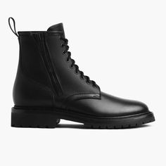 Comfortable Men's Zip-Up Boot in Black Full-Grain Leather. Handcrafted With The Highest Quality Materials, Including StormKing® Durable Rubber Lug Outsoles and Long-Lasting Rubi® Zippers. Shop Now For Free Shipping & Returns! Long Shoes For Men, Men Basics, Classy Suits