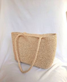 Eco-friendly Rectangular Natural Shoulder Bag, Eco-friendly Square Crochet Bag, Eco-friendly Handheld Crochet Bag With Large Capacity, Natural Crochet Bag For Daily Use, Eco-friendly Natural Color Square Bag, Eco-friendly Rectangular Crochet Bag, Eco-friendly Beige Rectangular Shoulder Bag, Eco-friendly Square Natural Color Bag, Eco-friendly Square Natural Bag