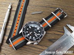 Watch Strap Ideas, Seiko Skx007, Omega Watch Vintage, Seiko Skx, Camera Watch, Seiko Diver, Seiko Watch, Nato Strap, Buy Watches