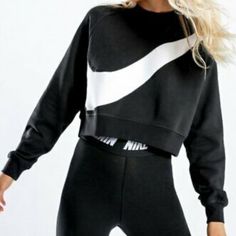 ... Some Things Are Just A Slam Dunk Nike Quarter Zip, Nike Crew Neck, White Long Sleeves, Nike Sweaters, Nike Sweater, Nike Tech Fleece, Slam Dunk, Running Tops, Sportswear Women